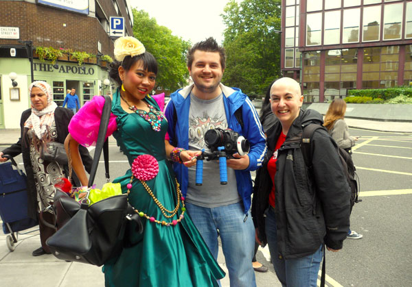Video director Nick Light Sharliza Jelita with video director Nick Light