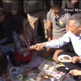 Sharliza Jelita and Singapore PM